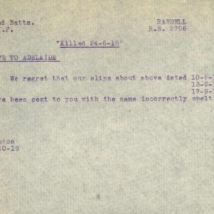 Soldier packet page
