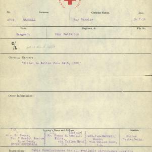 Soldier packet page