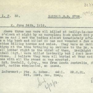 Soldier packet page