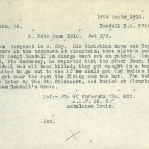 Soldier packet page