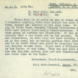 Soldier packet page