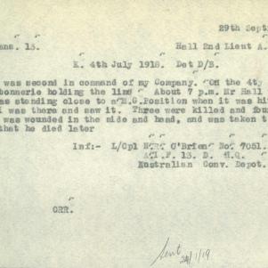 Soldier packet page