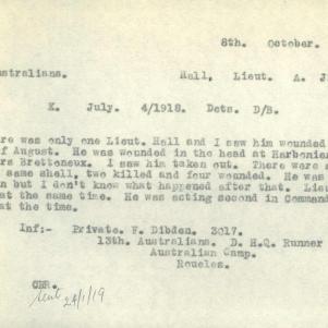 Soldier packet page