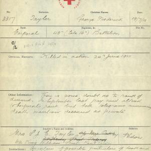 Soldier packet page