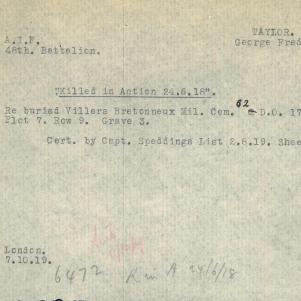 Soldier packet page