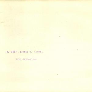 Soldier packet page