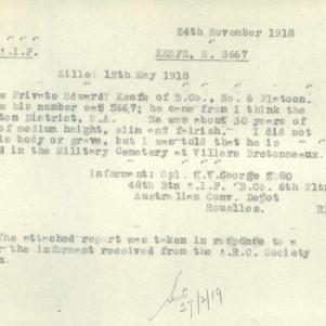 Soldier packet page