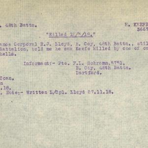 Soldier packet page