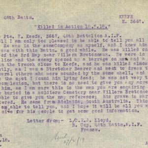 Soldier packet page