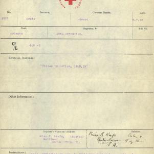 Soldier packet page