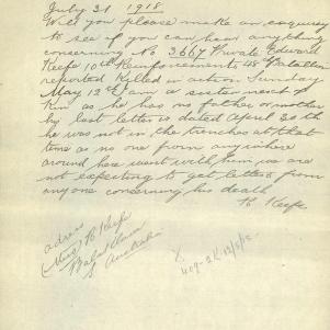 Soldier packet page