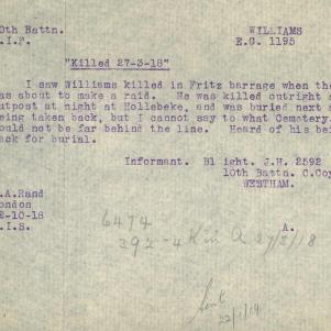 Soldier packet page