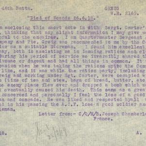 Soldier packet page