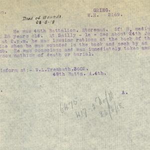 Soldier packet page