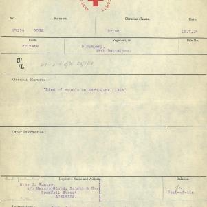 Soldier packet page