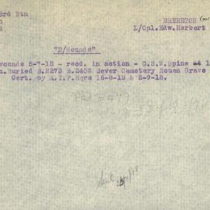 Soldier packet page