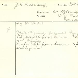 Soldier packet page