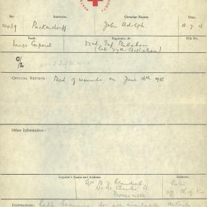 Soldier packet page