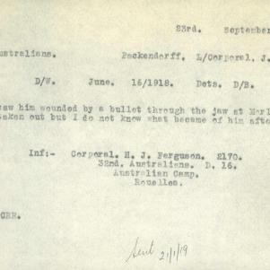 Soldier packet page