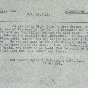 Soldier packet page
