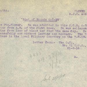 Soldier packet page