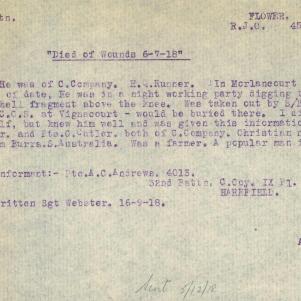 Soldier packet page
