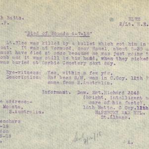 Soldier packet page