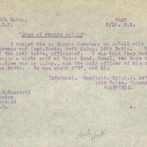 Soldier packet page
