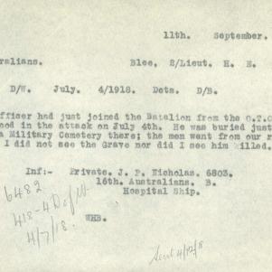 Soldier packet page