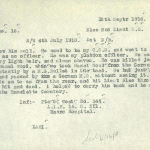 Soldier packet page