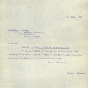 Soldier packet page