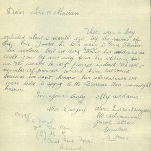 Soldier packet page