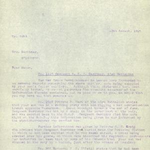 Soldier packet page