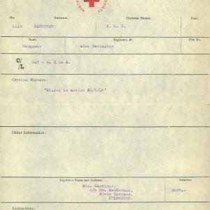 Soldier packet page