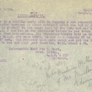 Soldier packet page