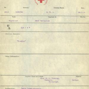 Soldier packet page