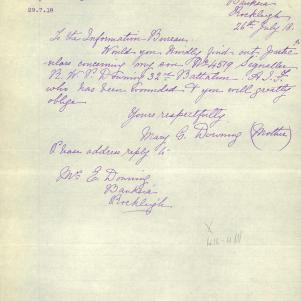 Soldier packet page