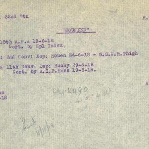 Soldier packet page