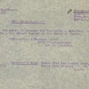 Soldier packet page