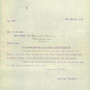 Soldier packet page