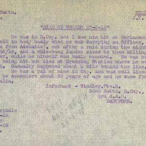 Soldier packet page