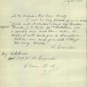 Soldier packet page