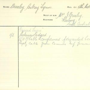 Soldier packet page
