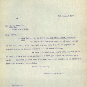 Soldier packet page