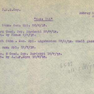 Soldier packet page