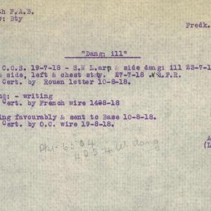 Soldier packet page