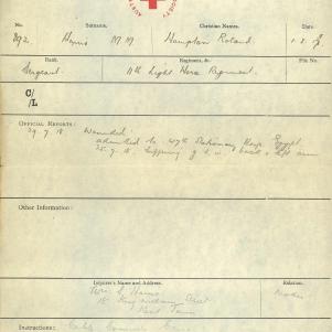 Soldier packet page