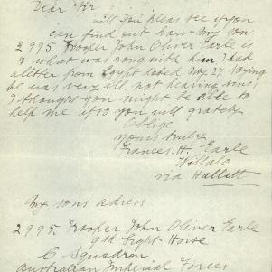 Soldier packet page