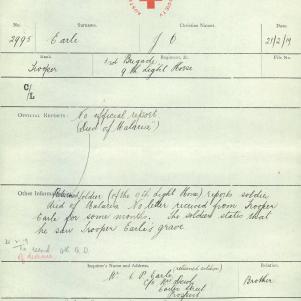 Soldier packet page