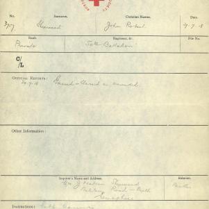 Soldier packet page